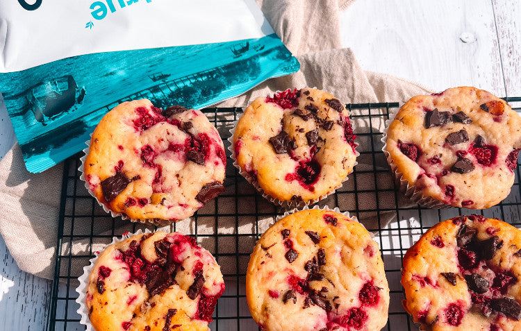 Raspberry and Chocolate Chip Muffins