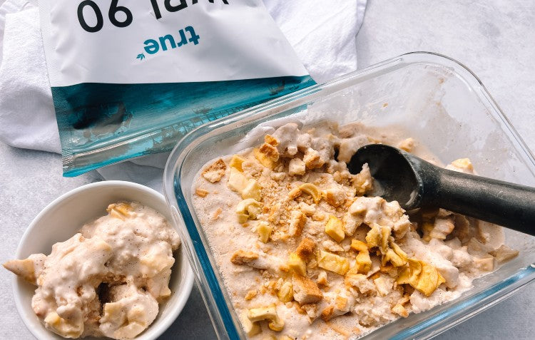 Apple Crumble Protein Ice Cream