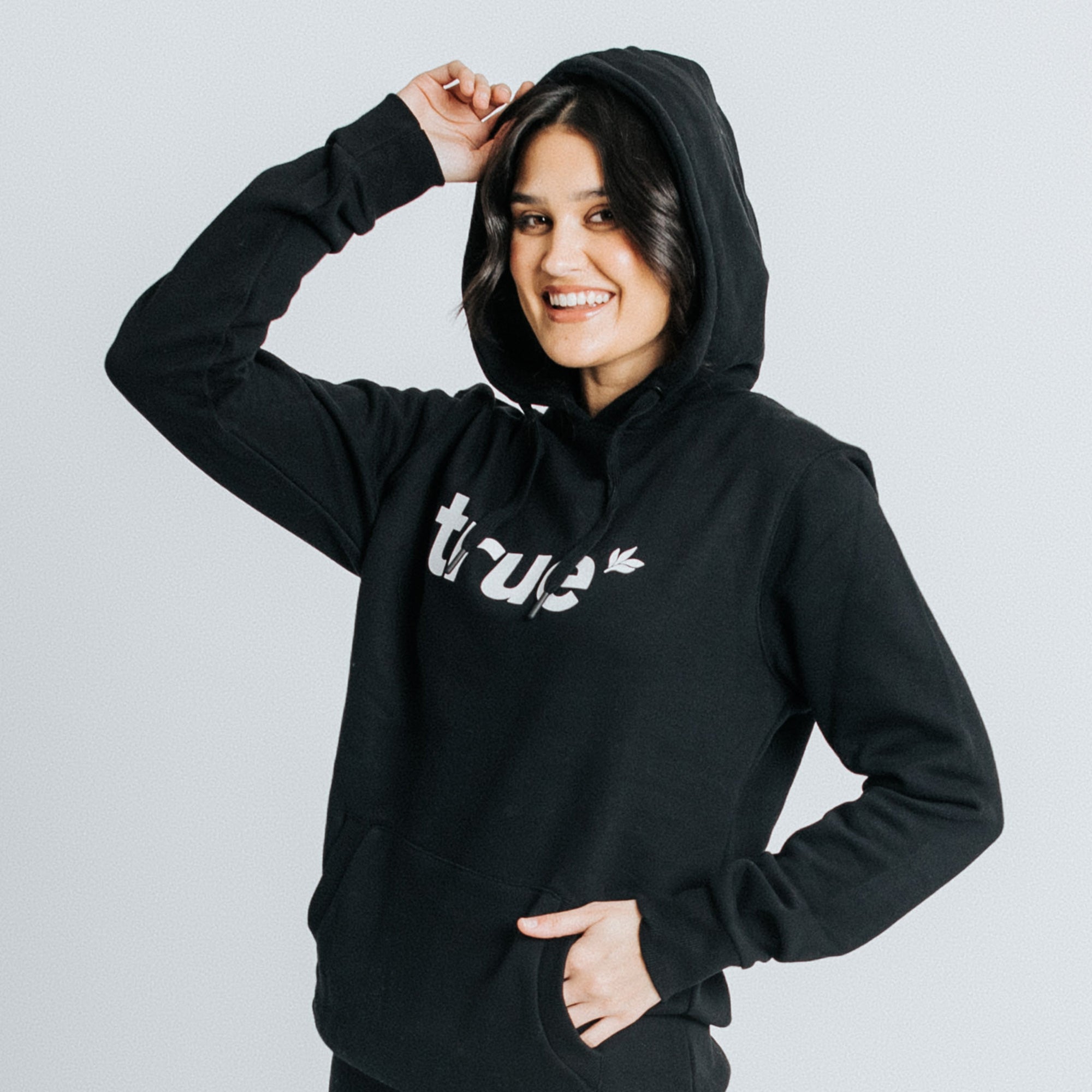 Black hoodie outlet without pocket